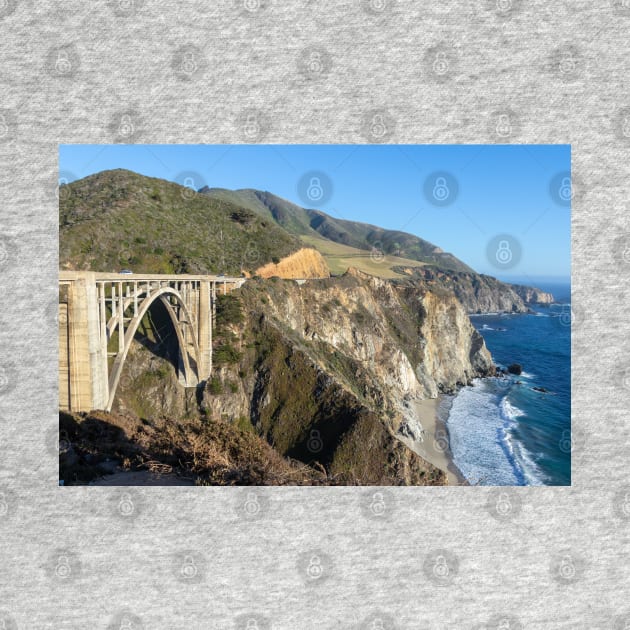 Bixby Bridge and the Pacific Ocean California by SafariByMarisa